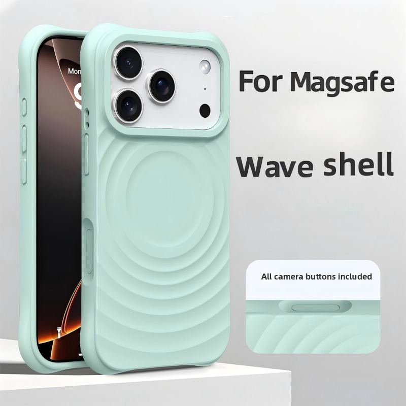 Liquid Silicone Magnetic Phone Case - New Offical Liquid Silicone Water Ripple
