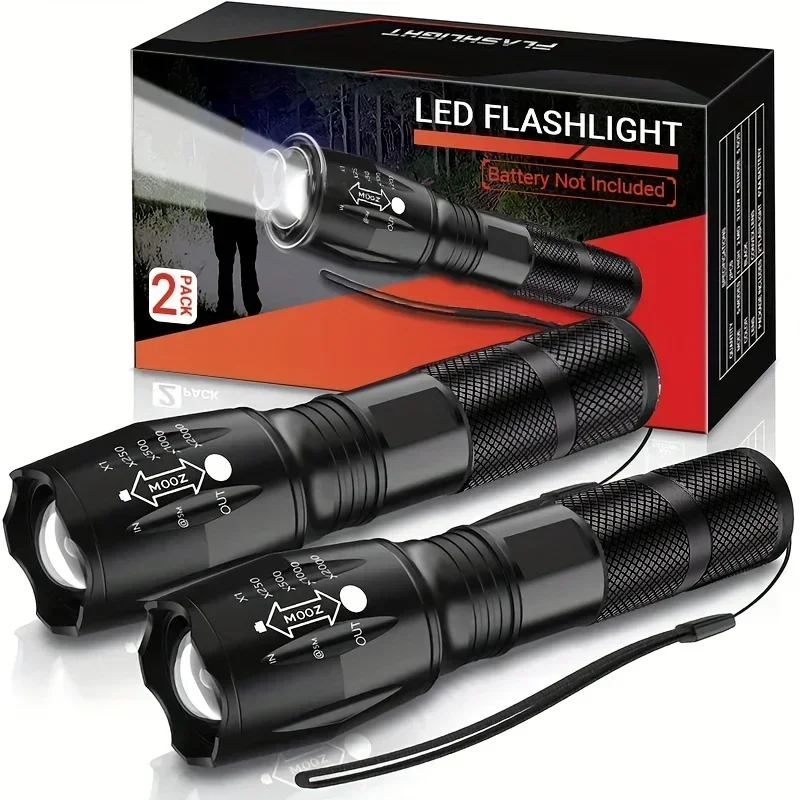Power Banks - High Power T6 LED Flashlights Camping