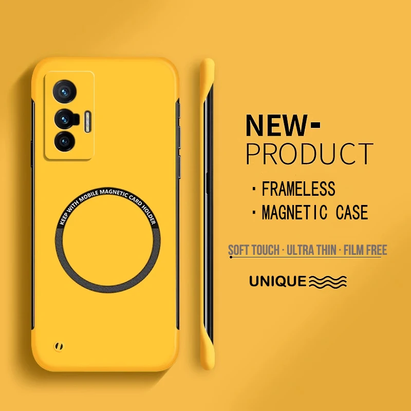 Ultra Thin Frameless Phone Cover - Ultra Thin Hard PC Magnetic Frameless