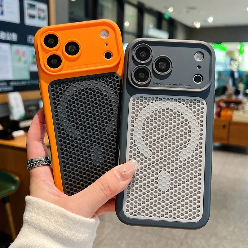 Heat Dissipation Mesh Breathable Case - Heat Dissipation Mesh Breathable Magnetic Phone