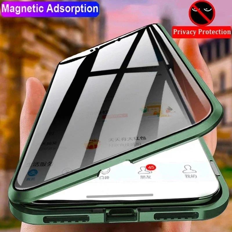 Anti Spy Privacy Glass Case - Anti Peep Spy Privacy Double Sided