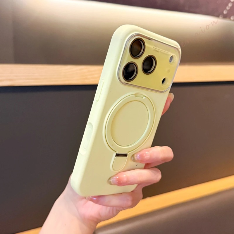 Liquid Silicone Magnetic Phone Case - Official Liquid Silicone Stand Magnetic Phone