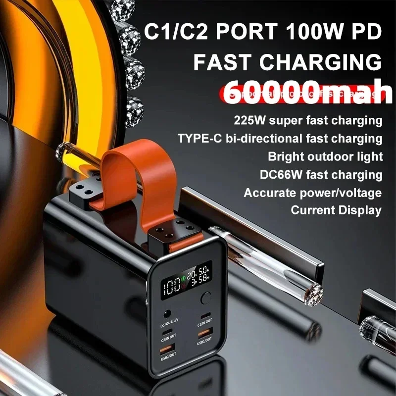 For Laptop 60000mAh 100W Porta - Power Banks review and price