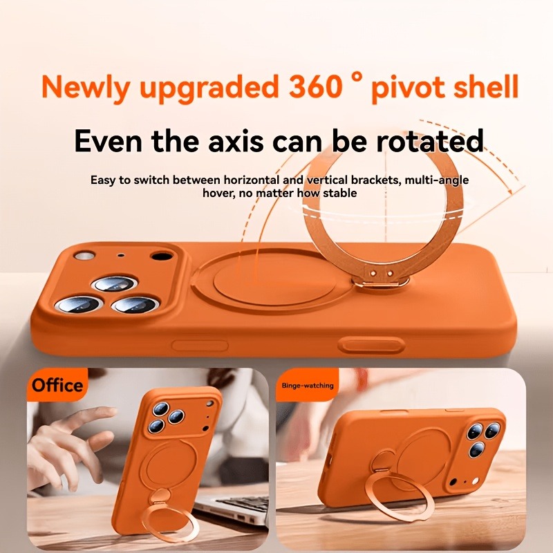 360 Magnetic Stand Liquid Sili - Liquid Silicone Magnetic Phone Case review and price