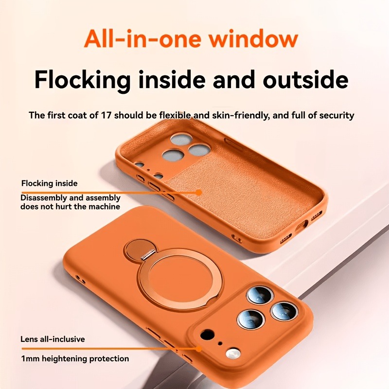 360 Magnetic Stand Liquid Sili - Liquid Silicone Magnetic Phone Case review and price
