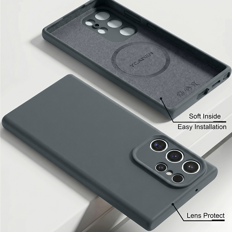 Soft Liquid Silicone Case For  - Liquid Silicone Magnetic Phone Case review and price