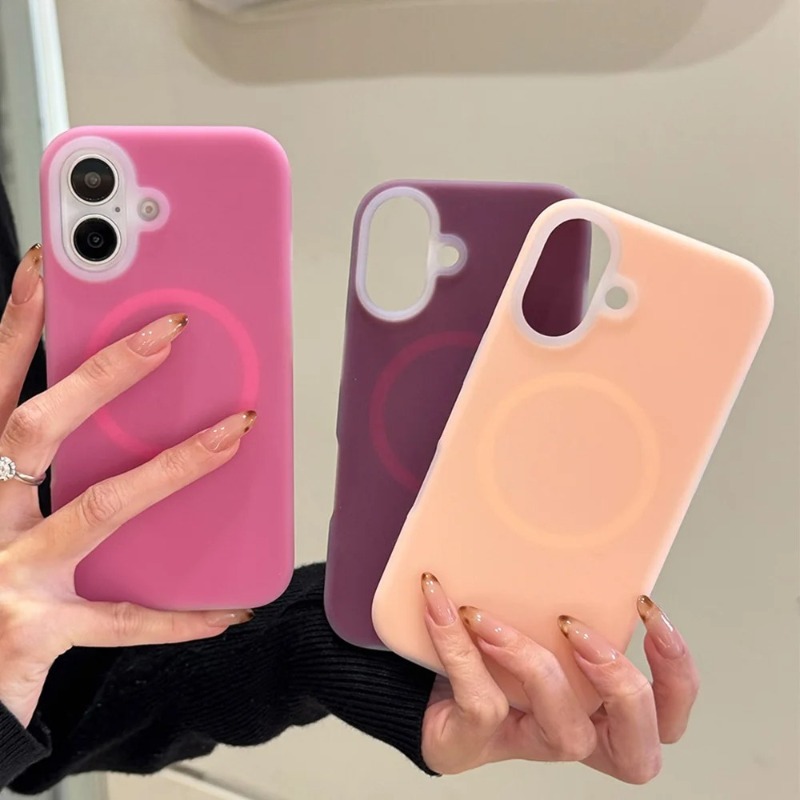 Liquid Silicone Candy Jelly Fo - Liquid Silicone Magnetic Phone Case review and price