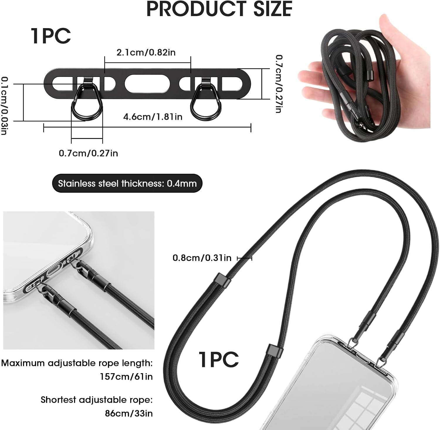 Cell Phone Lanyard, Upgraded D - Crossbody Lanyard Neck Strap Case review and price