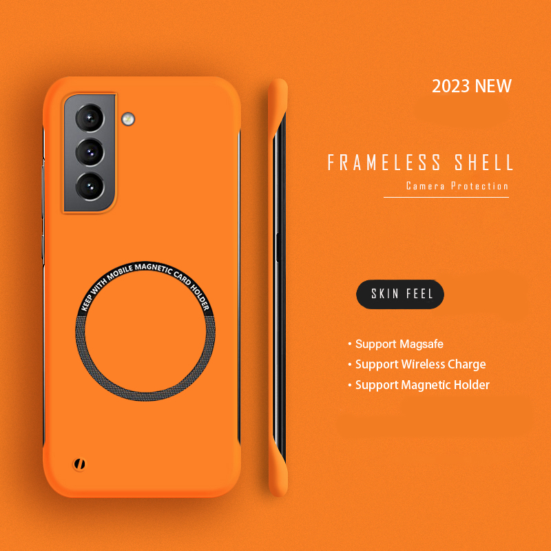 Hard PC Frameless Magnetic Pho - Ultra Thin Frameless Phone Cover review and price