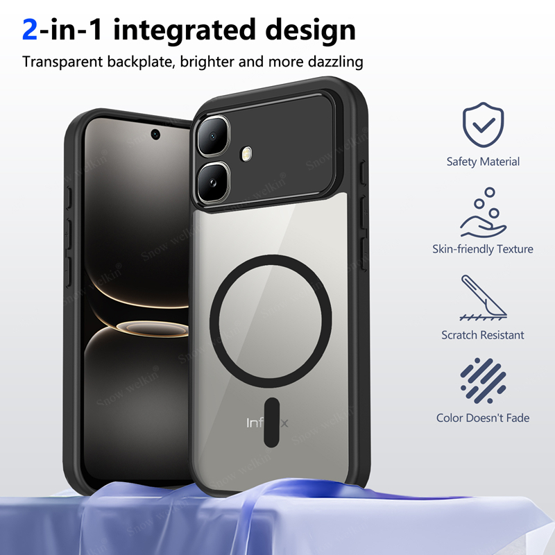 Magnetic Transparent Silicone  - Clear Shockproof Bumper Case review and price