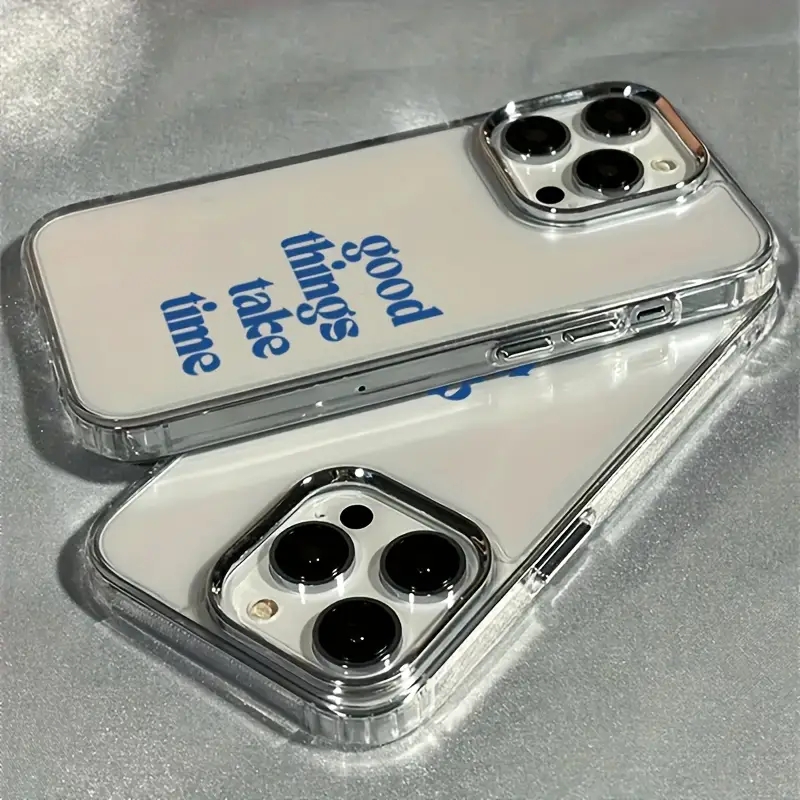 Good Things Take Time Lens Fra - Clear Shockproof Bumper Case review and price