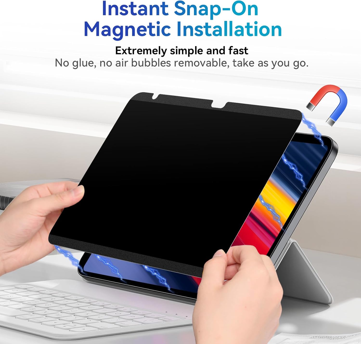 Magnetic Privacy Screen Protec - Matte Anti Glare Screen Protector review and price