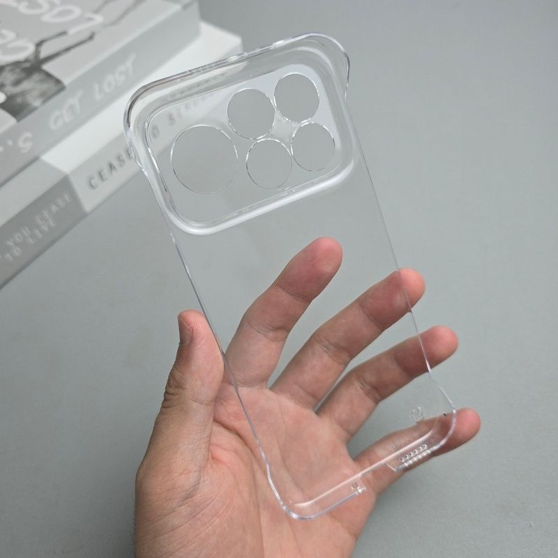 Ultra Thin Clear Frameless PC  - Ultra Thin Frameless Phone Cover review and price