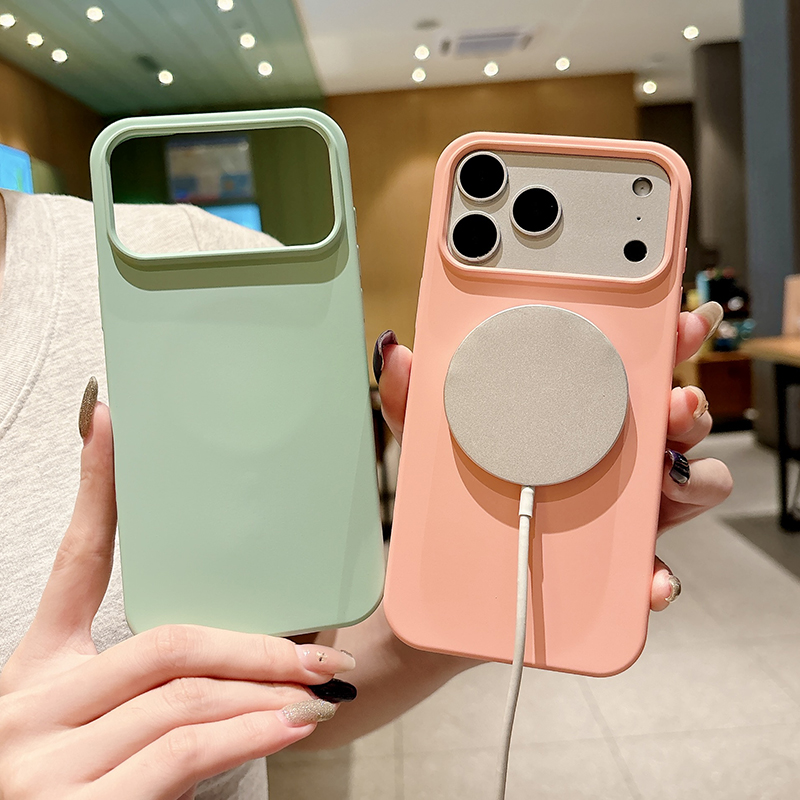 Solid Color Liquid Silicone Ma - Liquid Silicone Magnetic Phone Case review and price