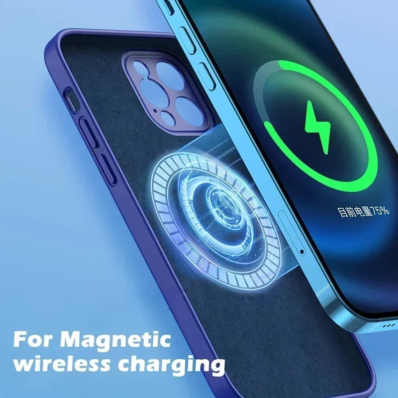 Liquid Silicone Case For iPhon - Liquid Silicone Magnetic Phone Case review and price