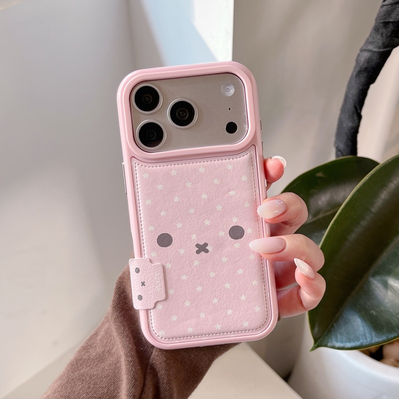 Kawaii Cute Cartoon Pink Miffy - Cute Cartoon Wrist Strap Silicone Case review and price