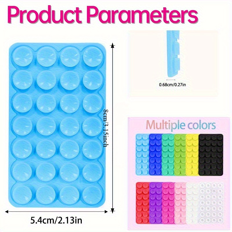 10Pcs Double-Sided Silicone Su - Phone Stands review and price
