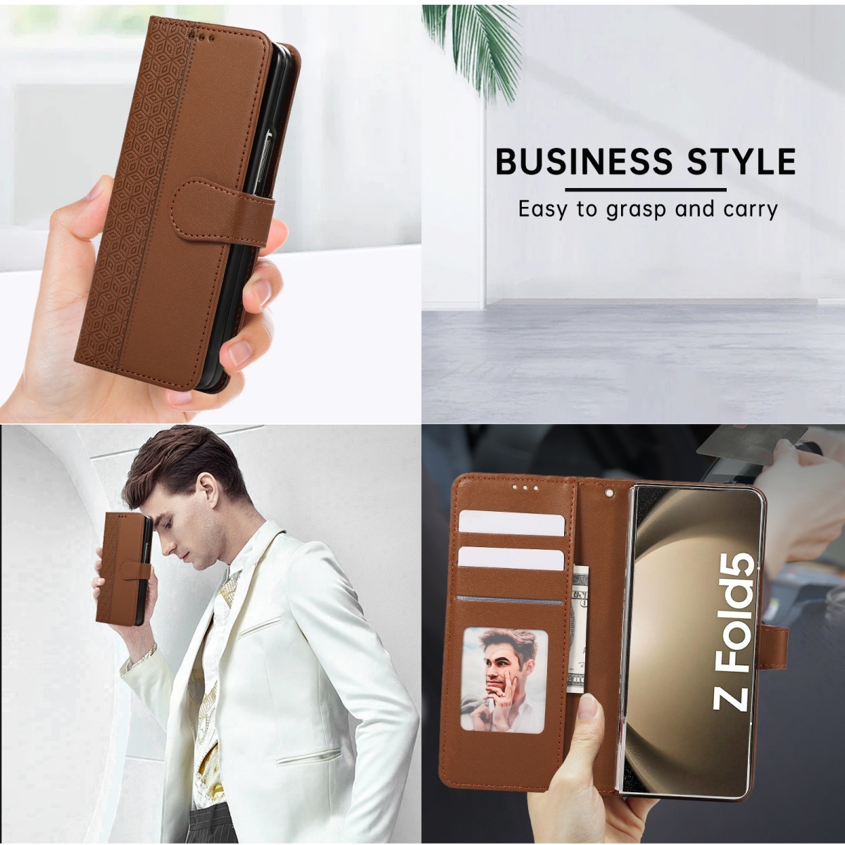 Flip Leather Wrist Strap Phone - Leather Wallet Card Holder Phone Cover review and price
