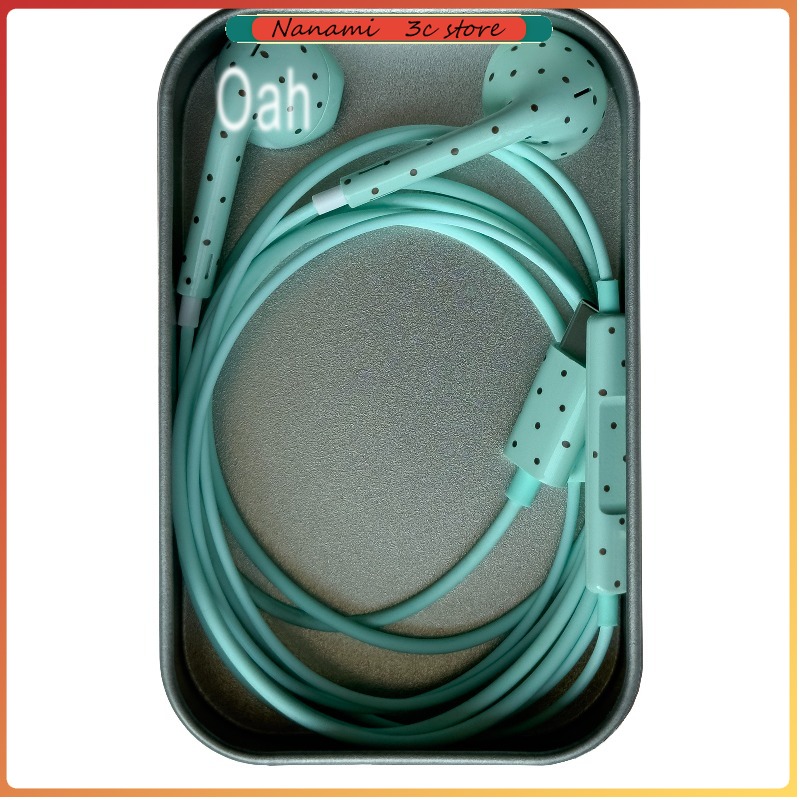 Oah Polka Dot Wired Earphones  - Earphones review and price