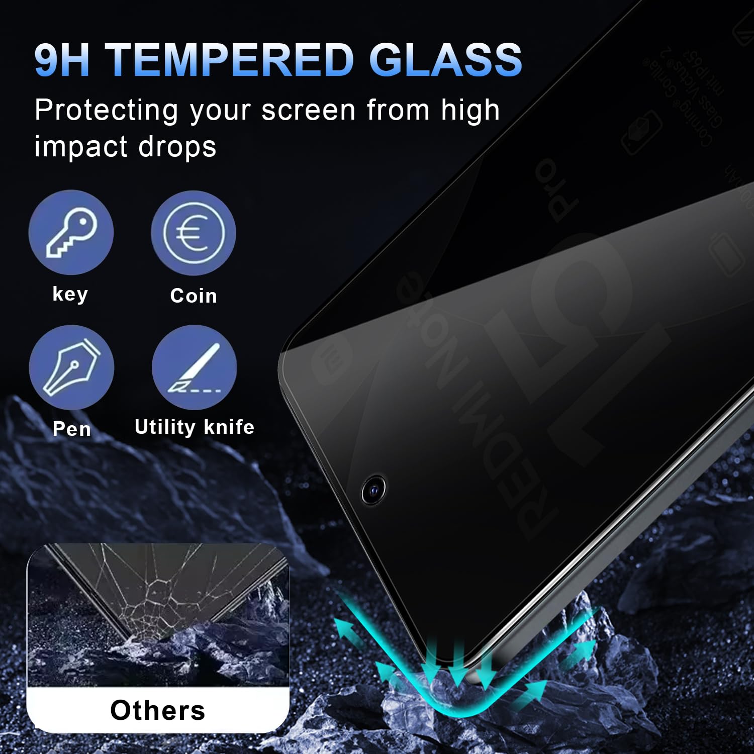Anti Spy Screen Protector For  - Anti Spy Privacy Glass Case review and price