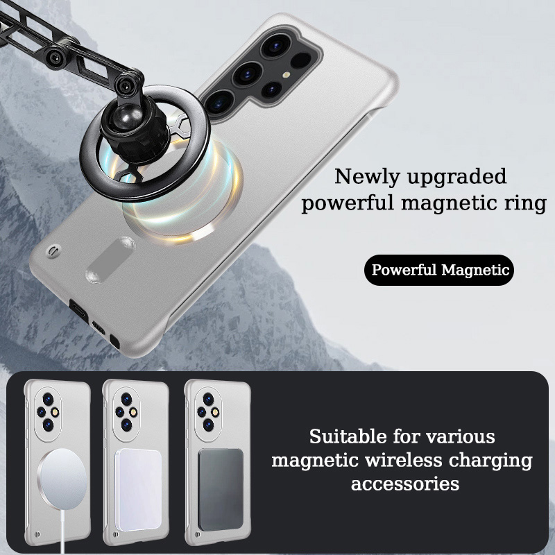 Thin Frameless Magnetic Phone  - Ultra Thin Frameless Phone Cover review and price