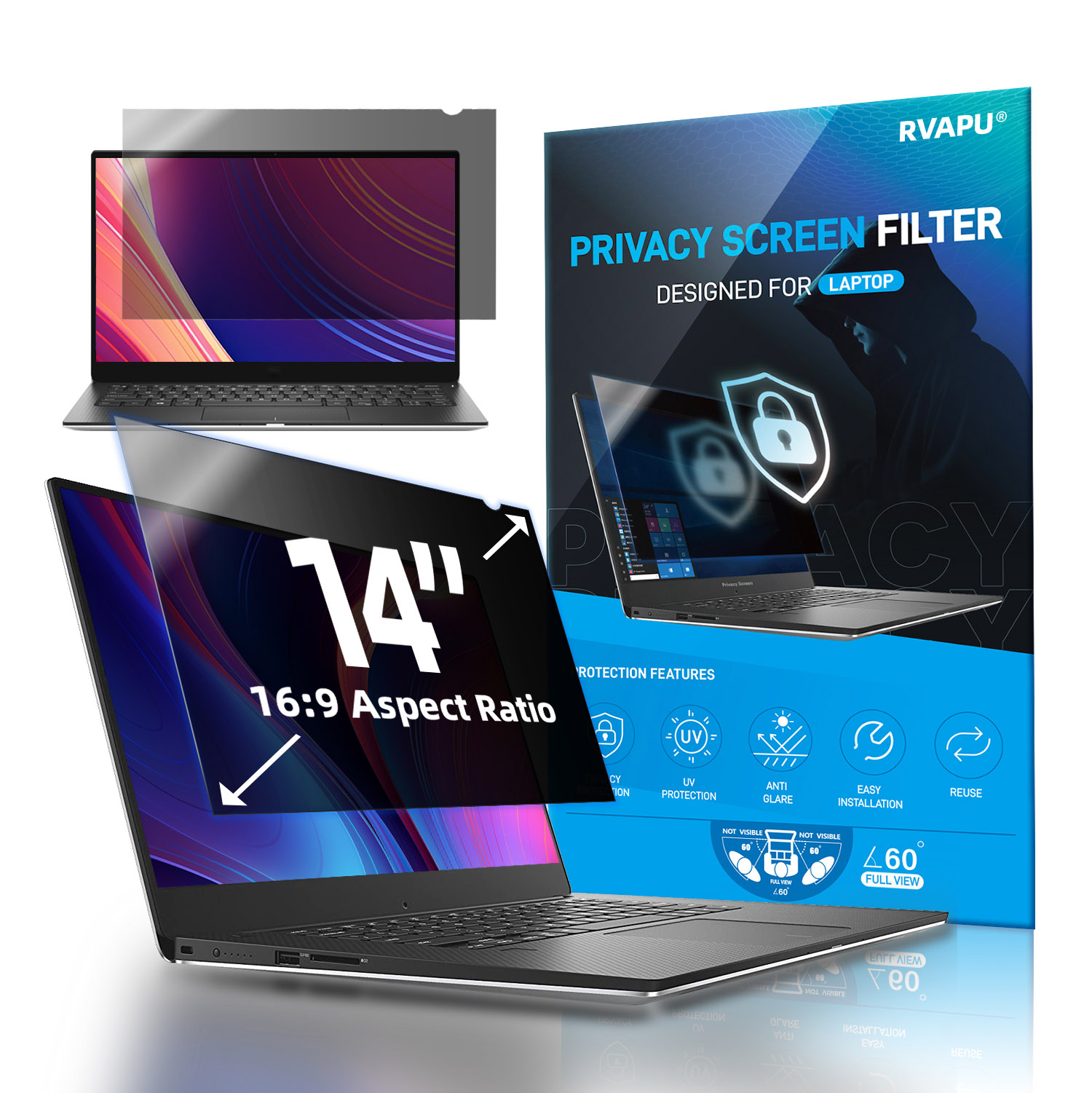For Laptop 14 inch Privacy Ant - Matte Anti Glare Screen Protector review and price