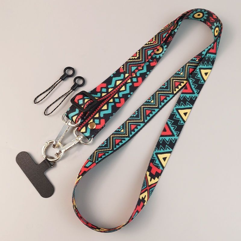 Cute Ethnic‑Style Phone Lanyar - Crossbody Lanyard Neck Strap Case review and price