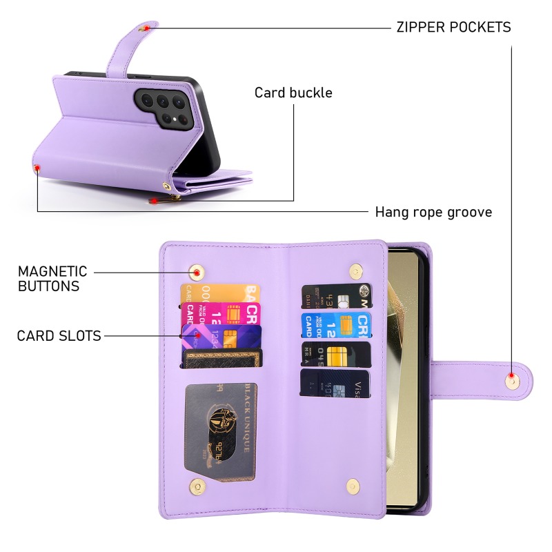 Zipper Crossbody Phone Case fo - Leather Wallet Card Holder Phone Cover review and price
